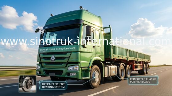 Тележка SINOTRUK HOWO RHD 6X4 Euro2 420HP ZZ4257V3241W трактора