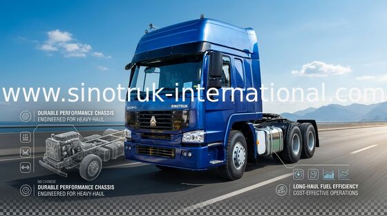 Тележка LHD 6X4 Euro2 371HP ZZ4257S3241W трактора SINOTRUK HOWO