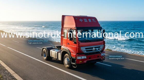 Принц LHD 6X4 Euro2 336HP ZZ4251N3241W тележки SINOTRUK трактора золотистый