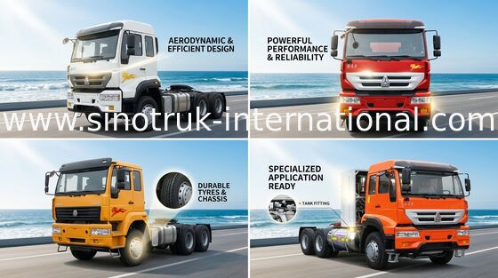 Принц 6X4 Euro2 336HP 25Tons ZZ4251N3241W тележки SINOTRUK трактора золотистый