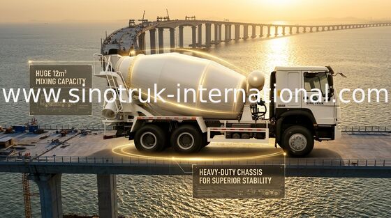 Тележки 6 x 4 конкретного смесителя 10-20CBM SINOTRUK HOWO конструкция 340Hp евро 2