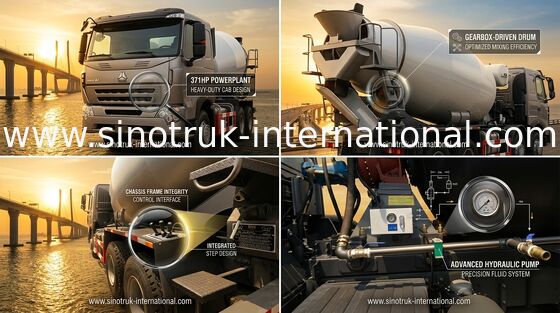 Оборудование SINOTRUK HOWO A7 конкретного смесителя смесителя тележки цемента