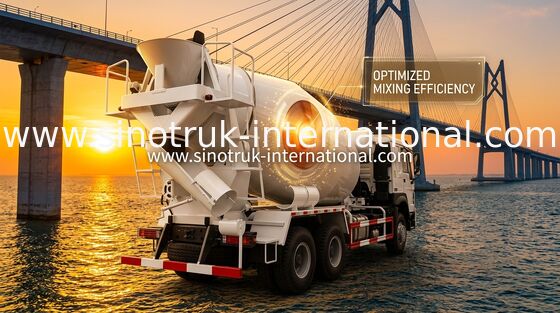 LHD 6×4 10 катит лошадиную силу 340HP тележки конкретного смесителя HOWO высокую