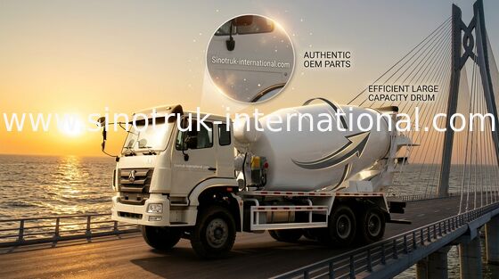 Коммерчески тележка конкретного смесителя, трейлер Euro2 336HP 6X4 LHD конкретного смесителя