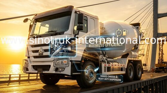 HOWO 8*4 12 колесный бетонный смеситель 400 л.с. 16CBM Большая мощность Большая емкость