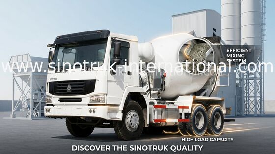 Промышленная тележка цемента смесителя корабля 8CBM 290HP 6X4 LHD конкретного смесителя