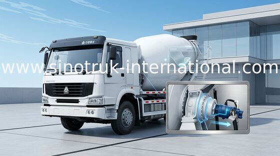 Тележка 12CBM 371HP 6X4 RHD ZZ5257GJBN4048W конкретного смесителя SINOTRUK HOWO