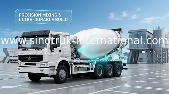 Тележка SINOTRUK HOWO 12CBM Euro2 290HP 6X4 RHD ZZ5257GJBM4048W конкретного смесителя