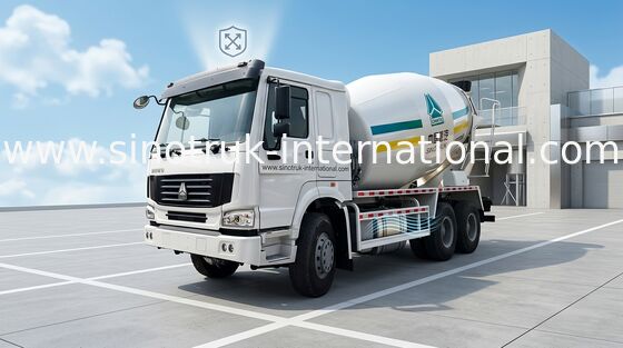Передвижная тележка конкретного смесителя, 9CBM 290HP 6X4 LHD подготавливает трейлер бетона смешивания