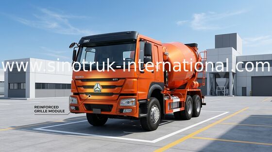 тележка 371HP 10CBM LHD 6x4 конкретного смесителя 102km/H SINOTRUK HOWO