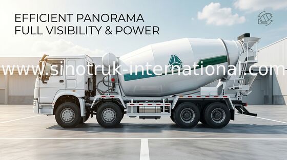 Тележка 14CBM 371HP 8X4 LHD ZZ5317GJBN3261W конкретного смесителя SINOTRUK HOWO