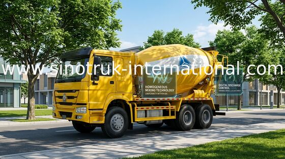 Тележка 12CBM 336HP 6X4 RHD ZZ5257GJBN4048W конкретного смесителя SINOTRUK HOWO