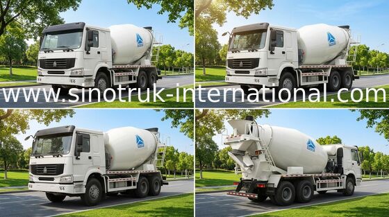 Тележка SINOTRUK HOWO 12CBM 336HP 6X4 RHD ZZ5257GJBN4048W конкретного смесителя