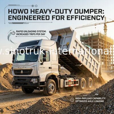 inotruk Новый Howo Tipper Dump Truck Шасси Weichai Двигатель 8 × 4 LHD 430 л. с.
