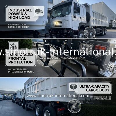SINOTRUK HOWO 371HP Свертыватель Дамп-Трактор Строительство Старый фронтальный фронт Военный бампер для горных районов