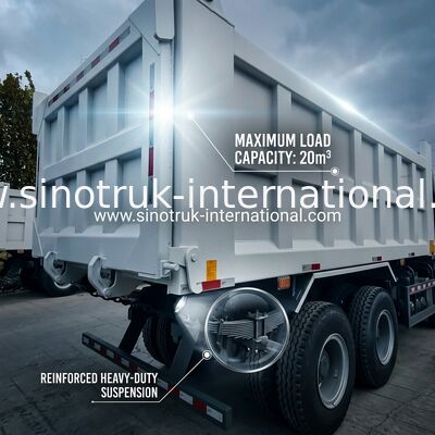 SINOTRUK HOWO 400HP Свертывающий грузовик для строительства A7 Военный предупреждающий фонарь