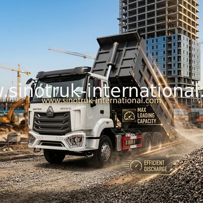 SINOTRUK HOHAN Howo Tipper Dump Truck Шасси Weichai Двигатель 6 × 4 LHD ZZ3257V384JB1 Модель