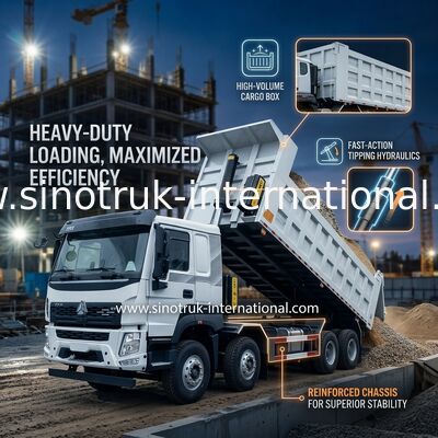 SINOTRUK HOWO 380HP Свертоход 12 колес LHD 31 тонны 20-30CBM V7-X кабины