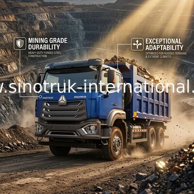 Нагрузчик с наклоном SINOTRUK HOHAN 371HP 10 колес LHD 40 тонн 20-30CBM ZZ3317N356JB1