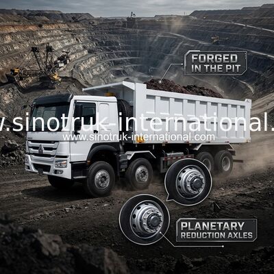 12 самосвал 400hp Sinotruk HOWO 8X4 колес для минирования