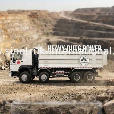 SINOTRUK HOWO Добывающий грузовик 12 колес 400hp 8 × 4 U тип