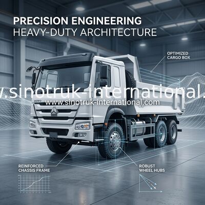 Тип белый самосвал SINOTRUK HOWO 6x4 400HP u для минирования используя RHD