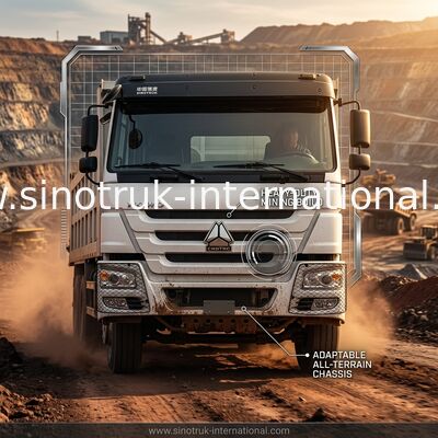 Белизна LHD 10Wheels самосвала 6×4 400HP 20CBM Tipper SINOTRUK HOWO
