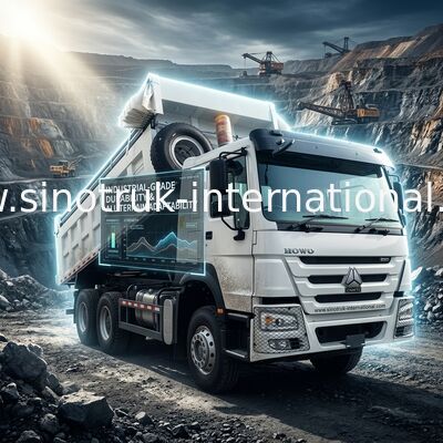 Sinotruk Howo Дэмп-грузовик 380hp 6 × 4 20CBM Белый с автоматической брезентой
