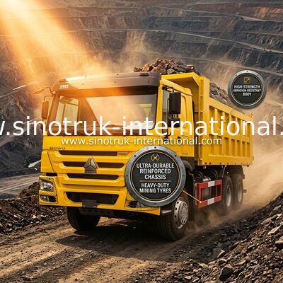 Желтый цвет × 4 самосвала 10Wheels 400Hp 6 Tipper Sinotruk Howo средний поднимаясь