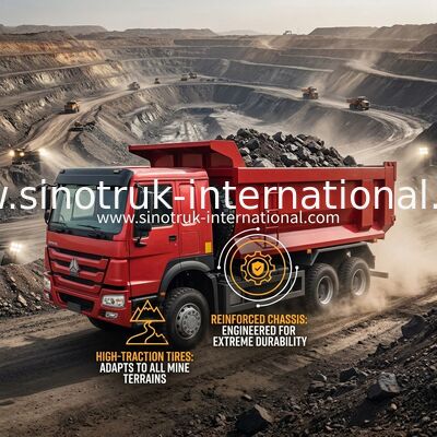 Sinotruk Howo Tipper Dump Truck 380hp 6 × 4 20CBM U Type Box 10 колес