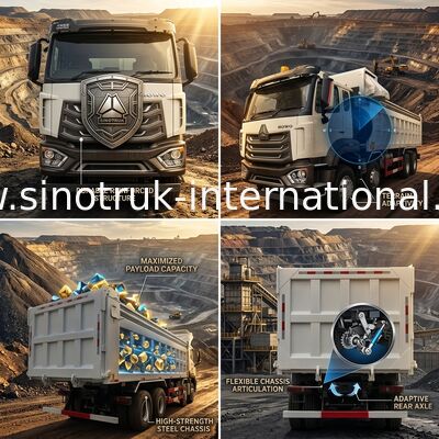 Самосвал Tipper SINOTRUK HOHAN 8×4 для конструкции