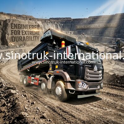 Колеса черное N7 ZZ3317V386JB1R самосвала 8X4 371hp 12 Tipper Sinotruk HOWO