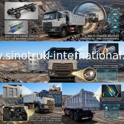 Самосвал Tipper SINOTRUK HOHAN сверхмощный для горнодобывающей промышленности