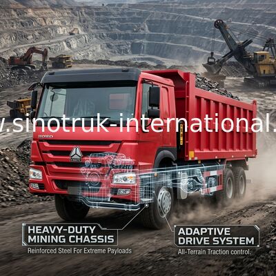 Минирование × 4 самосвала 12Wheels 400Hp 8 Tipper Sinotruk Howo