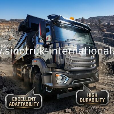 Лошадиная сила 371HP самосвала Tipper LHD 8×4 10wheels HOWO высокая