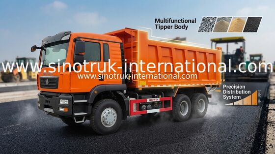 Самосвал Tipper большой емкости HOWO RHD на конструкция 30 до 40 тонн