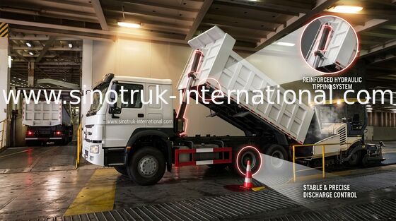 Самосвал ZZ3257M4147W 266HP LHD SINOTRUK HOWO 6x4