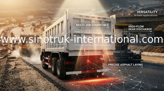 Белый самосвал 336HP SINOTRUK HOWO 6x4 25 тонн LHD