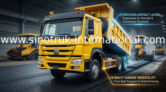 Самосвал Sinotruk Howo 6x4 для минирования конструкции используя