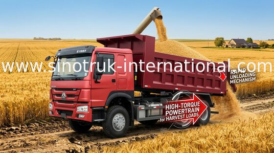 Тележка сброса 10 Tipper SINOTRUK HOWO - 25CBM с игроком места подвеса воздуха МИНИЫМ