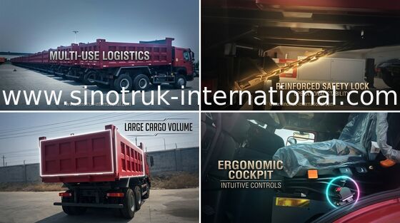 Евро 3 тонны цилиндра тележки сброса HC16 Tipper двигателя 16 6 in-line с водяным охлаждением