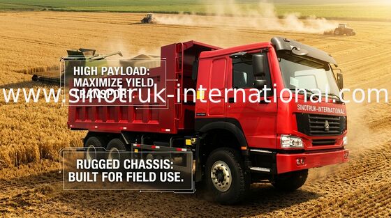 Тонна 10-25CBM ZZ3257N3647A тележки сброса 6X4 Tipper Sinotruk Howo RHD 371HP 25