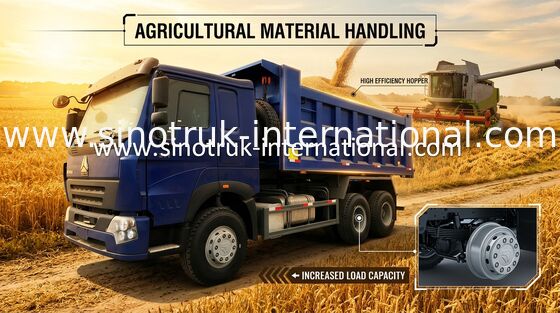 SINOTRUK HOWO минируя коммерчески тележку сброса 6X4 LHD 371HP 25-40 тонн