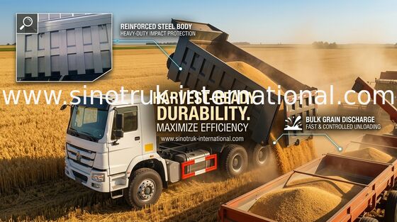 Профессиональные колеса тележки сброса RHD Tipper 10 с стандартом излучения евро 2