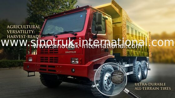 Покрашенная тележка Tipper тележки сброса SINOTRUK HOWO 6x4/HOWO для минировать