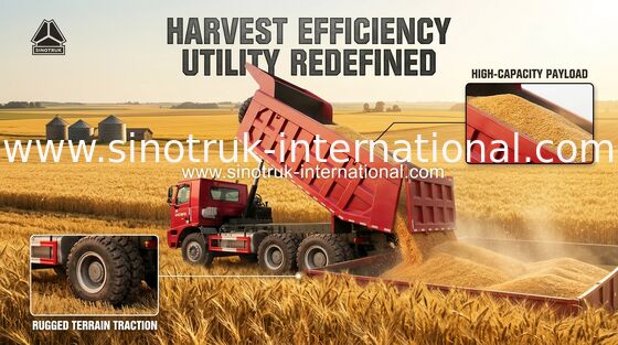 Тележка сброса 6X4 Tipper SINOTRUK HOWO 70 минируя LHD 371HP 70tons ZZ5707S3640AJ