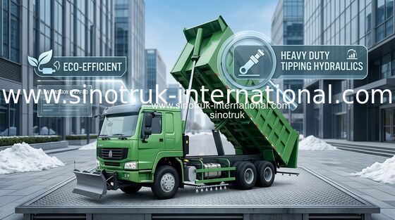 Тележка сброса 371HP Tipper SINOTRUK HOWO 8X4 LHD 31-60tons 20-30CBM ZZ3317N3867W