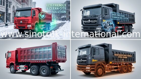 Тележка сброса SINOTRUK Tipper HOWO 10 катит 371HP товары нагрузки 25-40tons 10-25CBM