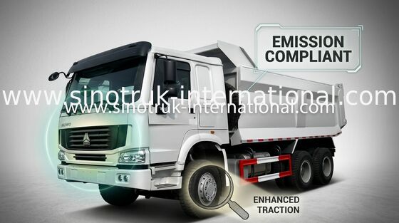 Тележка сброса SINOTRUK Tipper HOWO 10 катит товары нагрузки 25-40tons метра 10-25cubic