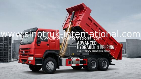 Нагрузка 25-40tons 371HP 6X4 10 тележки сброса SINOTRUK Tipper HOWO катит 10-25CBM